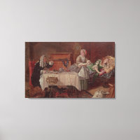 Scène de 'Tartuffe' par Molière, 1850