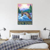 Toile Scène des pêcheurs de New York (Insitu(Chambre))