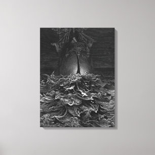 Toile Scène "du givre du marin antique" 4