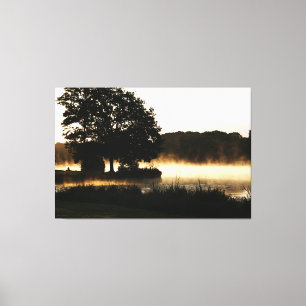 Toile Scène du lac du matin 60x40 (150x100cm) waccn
