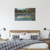 Toile Scène du lac Idaho avec Lily PadsIdaho (Insitu(Chambre))