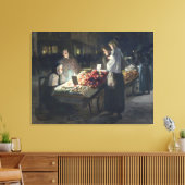 Toile Scène du marché nocturne (Insitu(Salon))