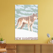 Toile Scène du New HampshireWolf (Insitu(Salon))