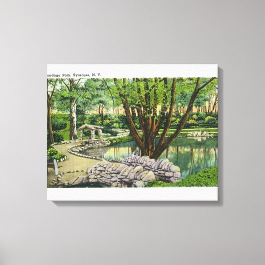 Toile Scène du parc Onondaga (Recto)