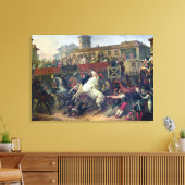 Toile Scène d'une course à cheval non montée à Rome (Insitu(Salon))