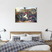 Toile Scène d'une course à cheval non montée à Rome (Insitu(Chambre))