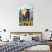 Toile Scène Elk Utah (Insitu(Chambre))