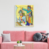 Toile "Scène en temps réel" par Ruchell Alexander (Insitu(Salon))