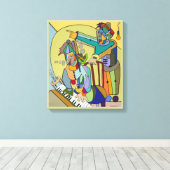 Toile "Scène en temps réel" par Ruchell Alexander (Insitu (Plancher de Bois))