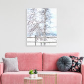 Toile Scène hivernale de Birch Tree (Insitu(Salon))