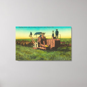 Toile Scène hivernale de Shaver Lake Shaver Lake, CA