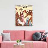 Toile Scène médiévale par Georges Barbier (Insitu(Salon))