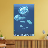 Toile Scène New HampshireJellyfish (Insitu(Salon))