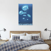 Toile Scène New HampshireJellyfish (Insitu(Chambre))