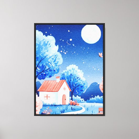 Toile Scène nocturne (Recto)