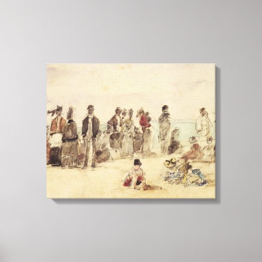 Toile Scène Plage (Recto)