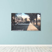 Toile Scène résidentielle sur Riverside Drive (Insitu (Plancher de Bois))