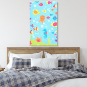 Toile Scène sous-marine mignonne (Insitu(Chambre))