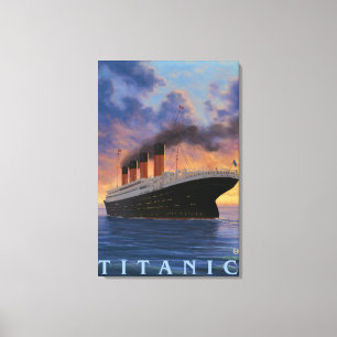 Toile Scène Titanic Ligne étoile blanche