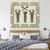 Toile Scène tribale africaine Abstraite (Insitu(Chambre))