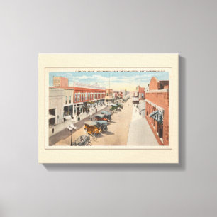 Toile Scène vintage de rue, West Palm Beach, la Floride