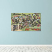 Toile Scènes de grandes lettres - Berkeley Springs, WV (Insitu (Plancher de Bois))