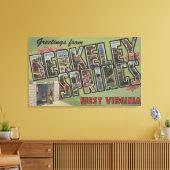 Toile Scènes de grandes lettres - Berkeley Springs, WV (Insitu(Salon))