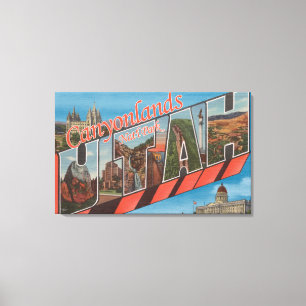 Toile Scènes de grandes lettres - Canyonlands Nat'l Park