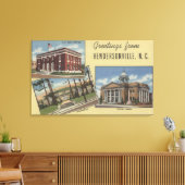 Toile Scènes de grandes lettres - Hendersonville, NC 2 (Insitu(Salon))