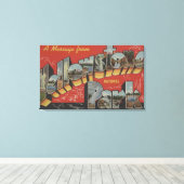 Toile Scènes de grandes lettres - Yellowstone Nat'l Park (Insitu (Plancher de Bois))