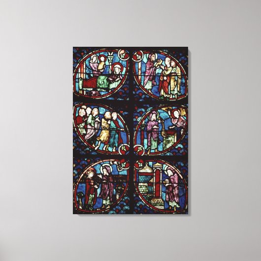 Toile Scènes de la vie de Saint Jean le Baptiste (Recto)