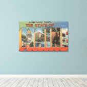 Toile Scènes de lettres MaineLarge (Insitu (Plancher de Bois))