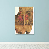 Toile Scènes d'opérations bancaires, page d'un manuel, (Insitu (Plancher de Bois))