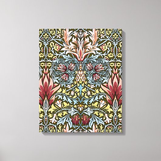 Toile Schéma floral William Morris Snakeshead (Recto)