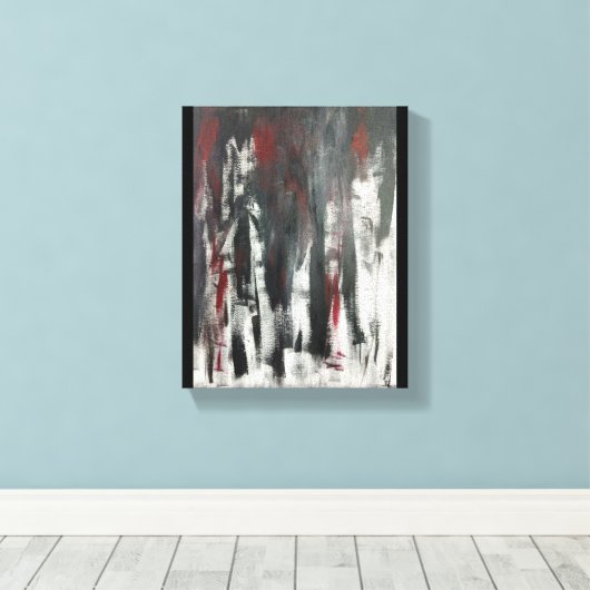 Toile Schizophrénie (Insitu (Plancher de Bois))