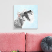 Toile Schnauzer (Giant, Standard) Peinture - Chien Art (Insitu(Salon))
