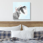 Toile Schnauzer (Giant, Standard) Peinture - Chien Art (Insitu(Chambre))