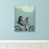 Toile Schnauzer Tandem (Insitu (Plancher de Bois))