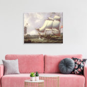 Toile Schooners britanniques (Insitu(Salon))