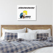 Toile Schroeder Charlie Musique Brown (Insitu(Chambre))