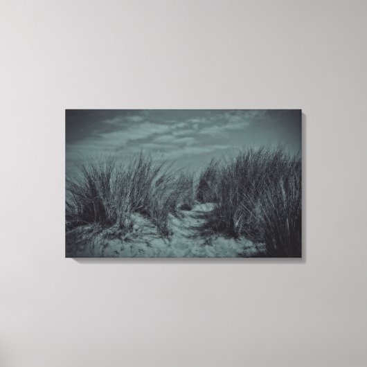 Toile Schwarz - Weiße Dünen (Recto)