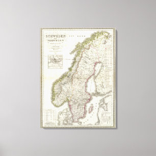 Toile Schweden, Norvège - Suède, Norvège