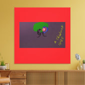 Toile Sci-fi Seashell Creature (Insitu(Salon))