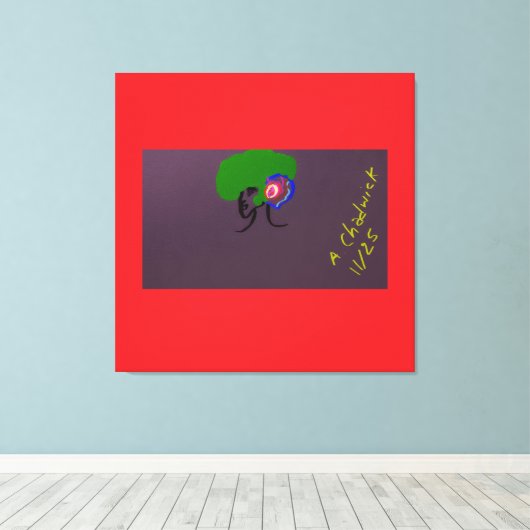 Toile Sci-fi Seashell Creature (Insitu (Plancher de Bois))