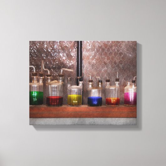 Toile Science - Chimiste - Verrerie pour couples (Recto)