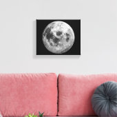 Toile Science de l'astronomie spatiale de la Pleine lune (Insitu(Salon))