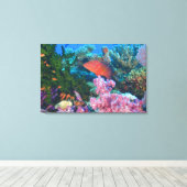 Toile Scolarisation Pseudanthias (Insitu (Plancher de Bois))