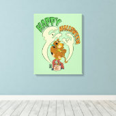 Toile Scooby-Doo | Bonne Halloween (Insitu (Plancher de Bois))