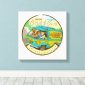 Toile Scooby-Doo | Gang Traversant "Crystal Cove" (Insitu (Plancher de Bois))