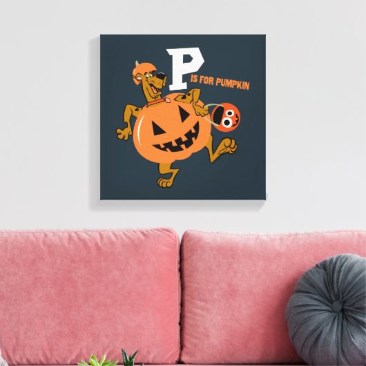 Toile Scooby-Doo | P est pour le Citrouille (Insitu(Salon))